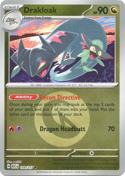 Drakloak - 159/217 (Energy Symbol Pattern), ME: Ascended Heroes 159/217