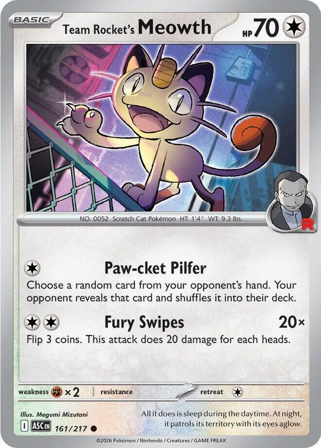 Team Rocket's Meowth, ME: Ascended Heroes 161/217