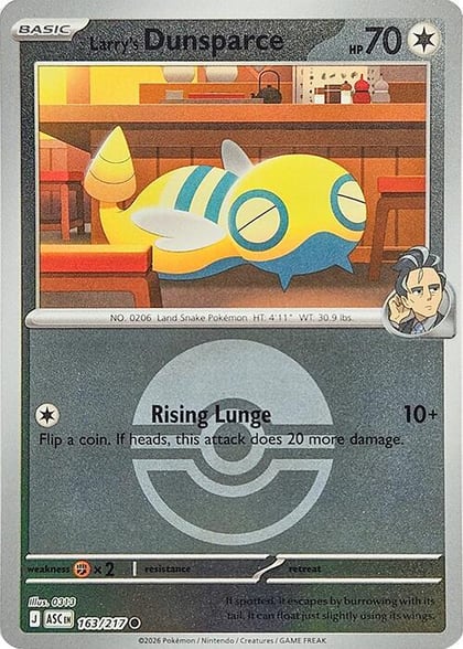 Larry's Dunsparce (Poke Ball), ME: Ascended Heroes 163/217