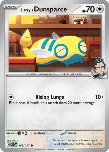 Larry's Dunsparce, ME: Ascended Heroes 163/217