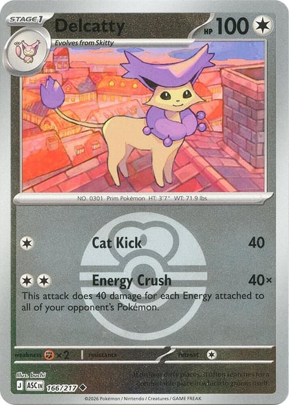 Delcatty (Love Ball), ME: Ascended Heroes 166/217