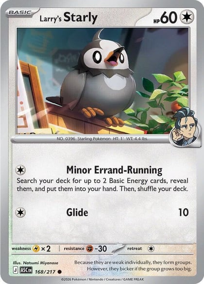 Larry's Starly, ME: Ascended Heroes 168/217