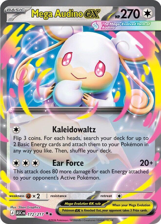 Mega Audino ex - 172/217, ME: Ascended Heroes 172/217
