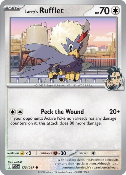Larry's Rufflet, ME: Ascended Heroes 173/217