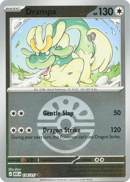 Drampa (Friend Ball), ME: Ascended Heroes 176/217