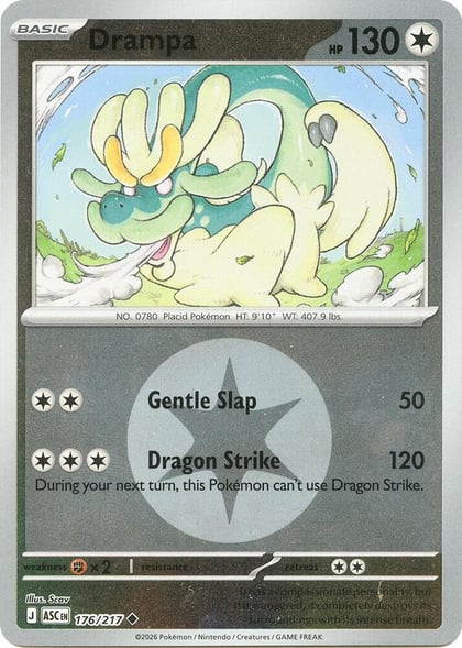Drampa (Energy Symbol Pattern), ME: Ascended Heroes 176/217