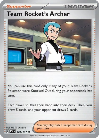 Team Rocket's Archer, ME: Ascended Heroes 201/217