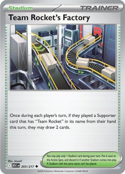 Team Rocket's Factory, ME: Ascended Heroes 203/217