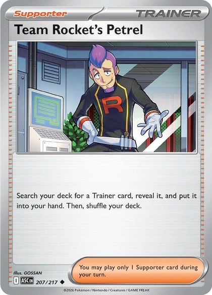Team Rocket's Petrel, ME: Ascended Heroes 207/217