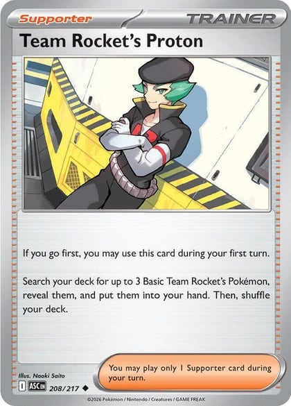 Team Rocket's Proton, ME: Ascended Heroes 208/217