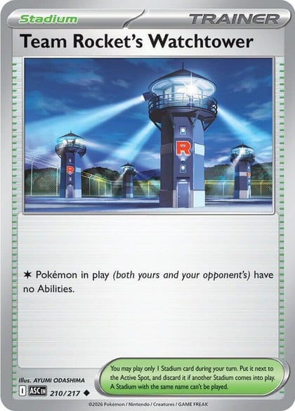Team Rocket's Watchtower, ME: Ascended Heroes 210/217