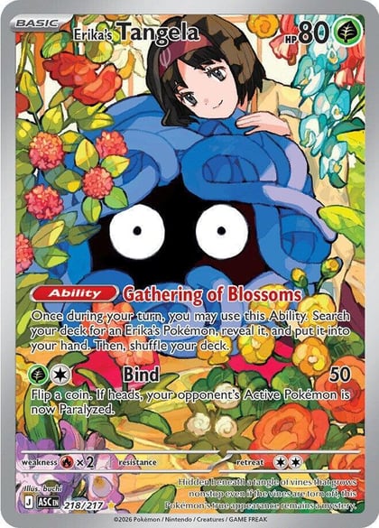Erika's Tangela - 218/217, ME: Ascended Heroes 218/217