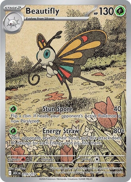 Beautifly - 219/217, ME: Ascended Heroes 219/217
