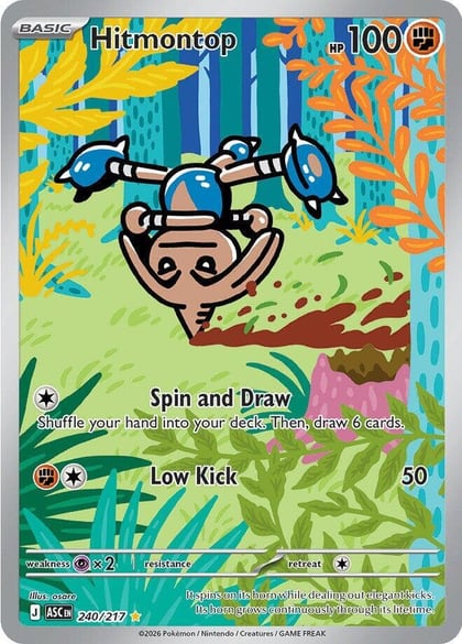 Hitmontop - 240/217, ME: Ascended Heroes 240/217