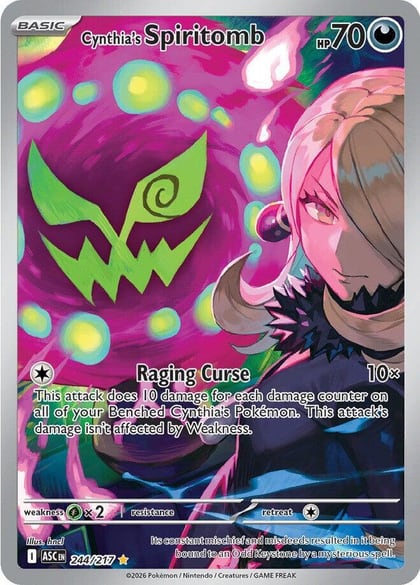 Cynthia's Spiritomb - 244/217, ME: Ascended Heroes 244/217