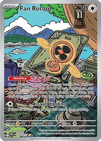 Fan Rotom - 250/217, ME: Ascended Heroes 250/217