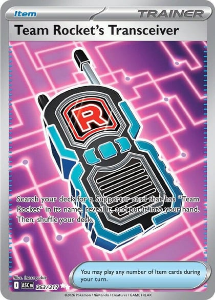 Team Rocket's Transceiver - 263/217, ME: Ascended Heroes 263/217