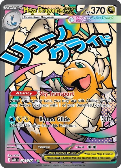 Mega Dragonite ex - 271/217, ME: Ascended Heroes 271/217