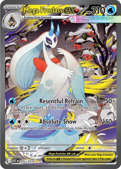 Mega Froslass ex - 275/217, ME: Ascended Heroes 275/217