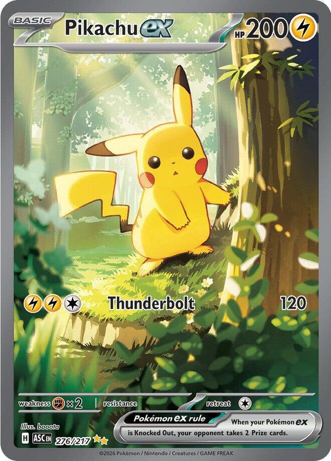 Pikachu ex - 276/217, ME: Ascended Heroes 276/217