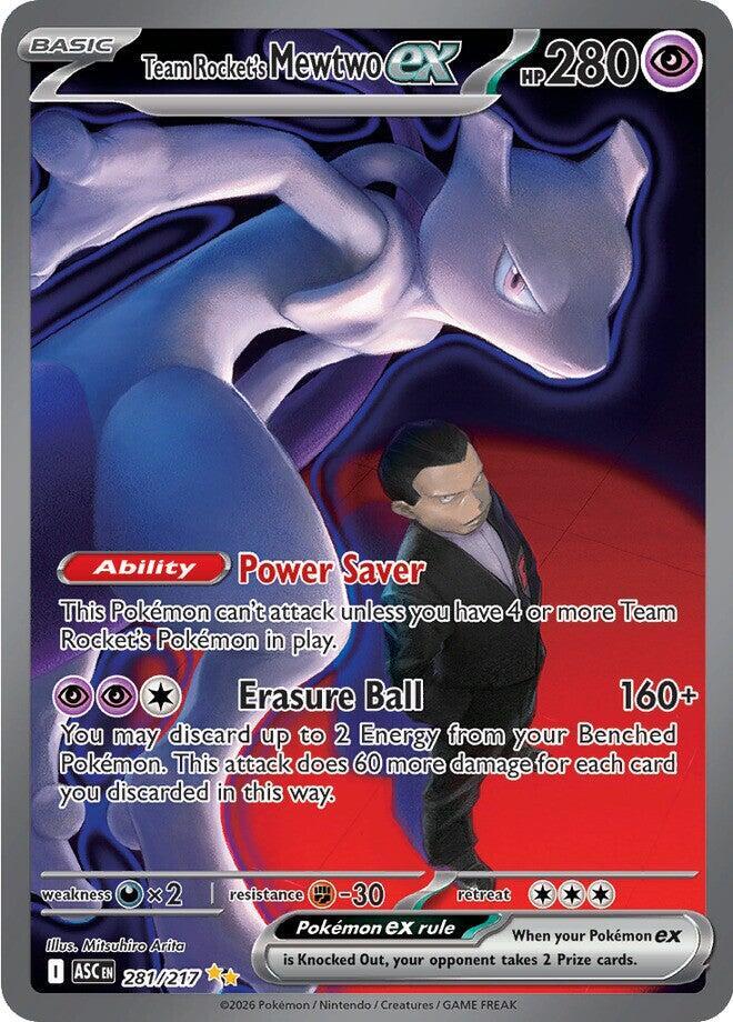 Team Rocket's Mewtwo ex - 281/217, ME: Ascended Heroes 281/217