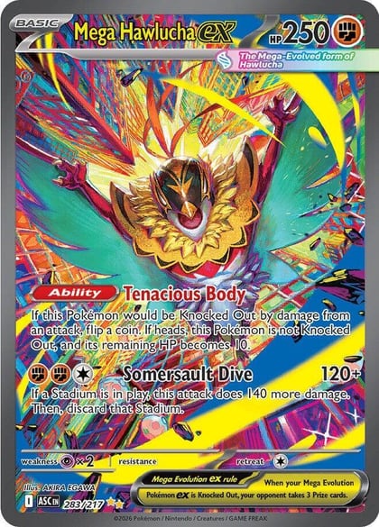 Mega Hawlucha ex - 283/217, ME: Ascended Heroes 283/217