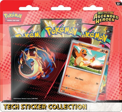 Mega Evolution: Ascended Heroes Tech Sticker Collection - Charmander, ME: Ascended Heroes P666908