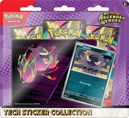Mega Evolution: Ascended Heroes Tech Sticker Collection - Gastly, ME: Ascended Heroes P666909