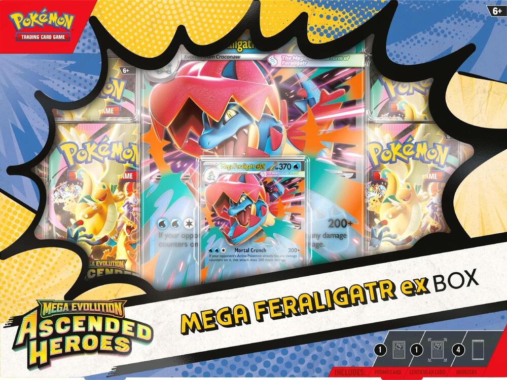 Ascended Heroes Mega Feraligatr ex Box, ME: Ascended Heroes P672735