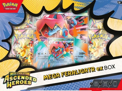 Ascended Heroes Mega Feraligatr ex Box, ME: Ascended Heroes P672735