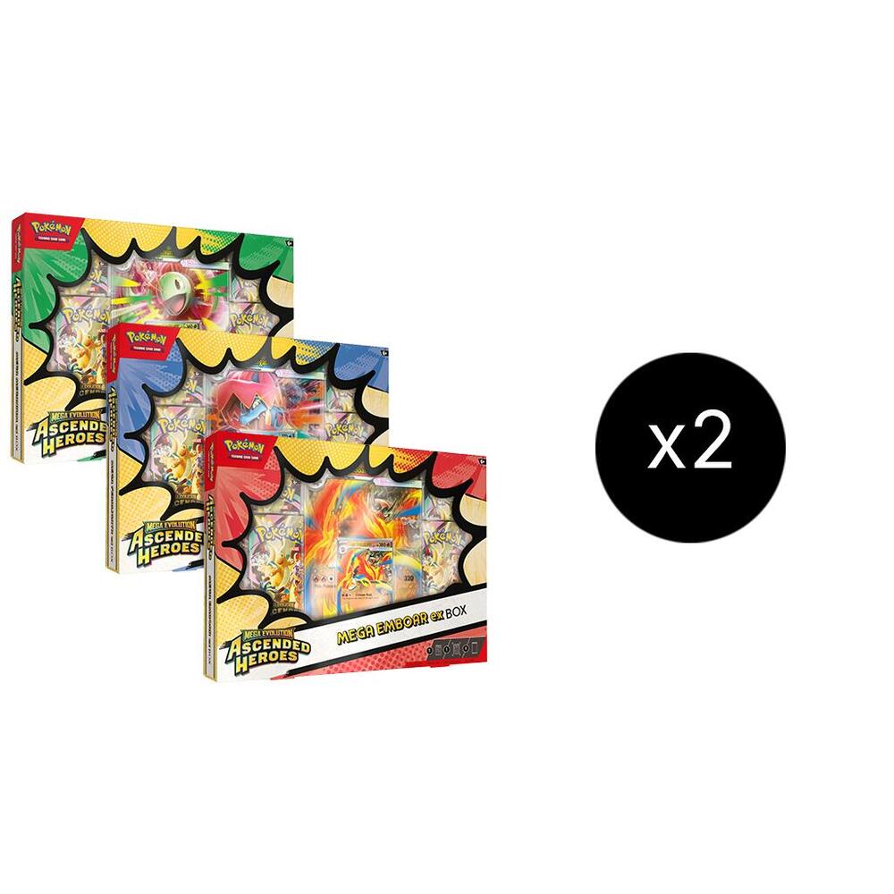 Ascended Heroes Mega ex Boxes Case, ME: Ascended Heroes P672737