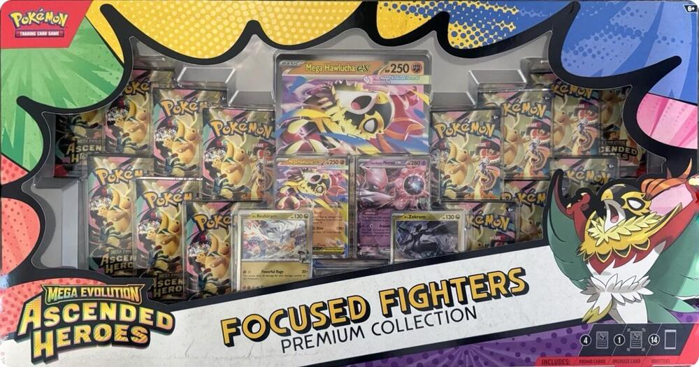 Ascended Heroes Focused Fighters Premium Collection (Sam's Club), ME: Ascended Heroes P706959