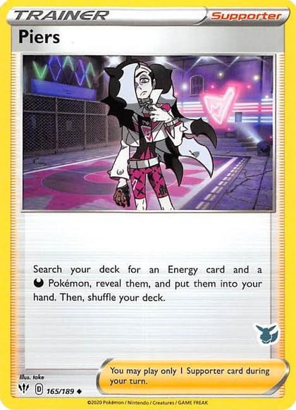 Piers - 165/189 (Eevee Stamped), Battle Academy 2022 165/189