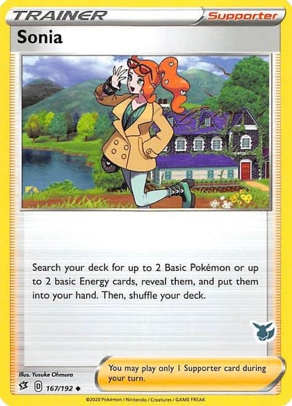 Sonia - 167/192 (Eevee Stamped), Battle Academy 2022 167/192