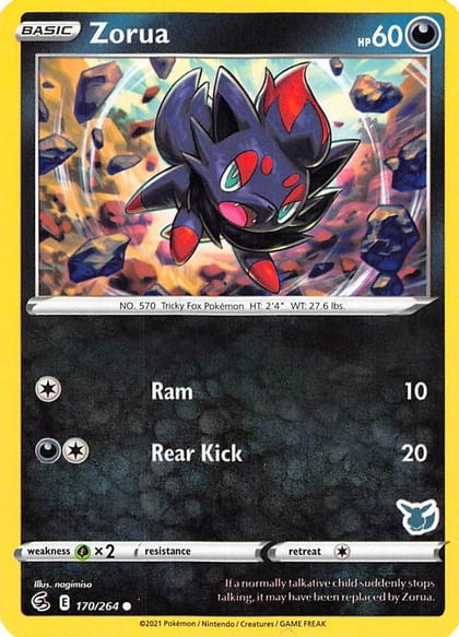 Zorua - 170/264 (Eevee Stamped), Battle Academy 2022 170/264