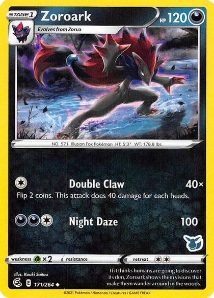 Zoroark - 171/264 (Eevee Stamped), Battle Academy 2022 171/264