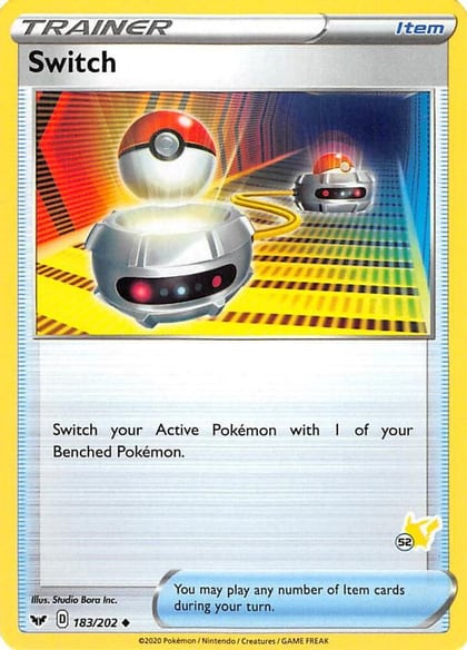 Switch - 183/202 (#52 Pikachu Stamped), Battle Academy 2022 183/202