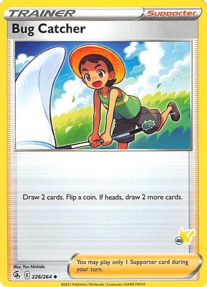 Bug Catcher - 226/264 (#46 Pikachu Stamped), Battle Academy 2022 226/264