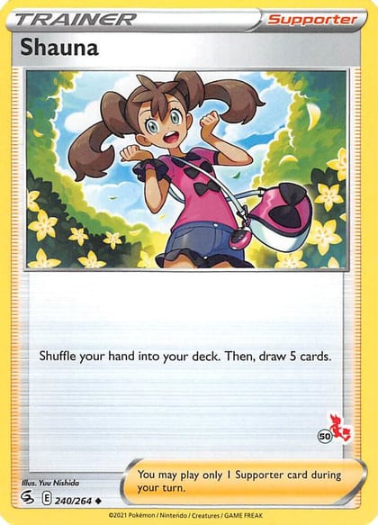 Shauna - 240/264 (#50 Cinderace Stamped), Battle Academy 2022 240/264