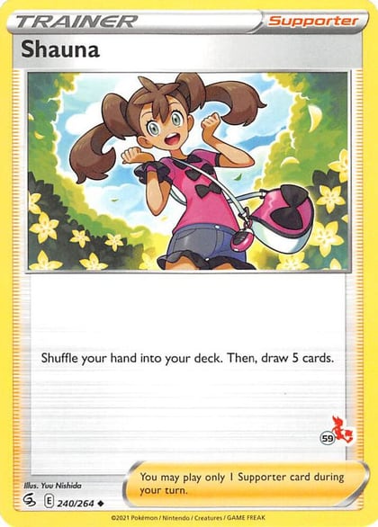 Shauna - 240/264 (#59 Cinderace Stamped), Battle Academy 2022 240/264