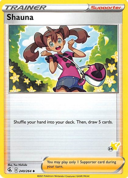 Shauna - 240/264 (#24 Pikachu Stamped), Battle Academy 2022 240/264