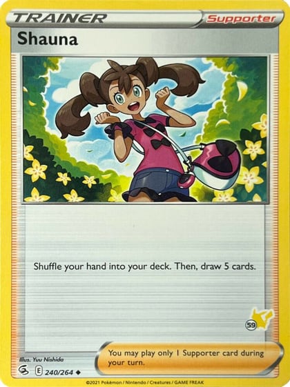 Shauna - 240/264 (#59 Pikachu Stamped), Battle Academy 2022 240/264