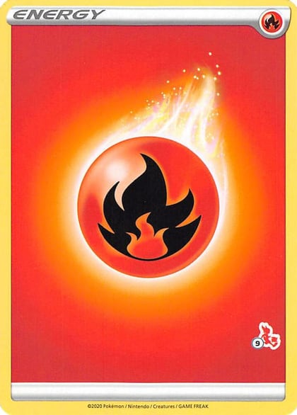 Fire Energy (#9 Cinderace Stamped), Battle Academy 2022 P268098