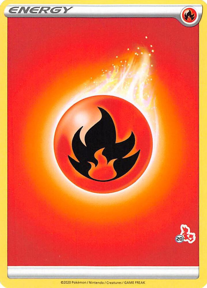 Fire Energy (#20 Cinderace Stamped), Battle Academy 2022 P268103