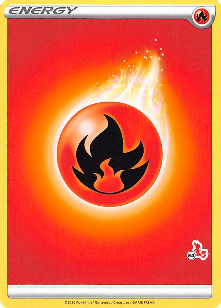 Fire Energy (#24 Cinderace Stamped), Battle Academy 2022 P268105