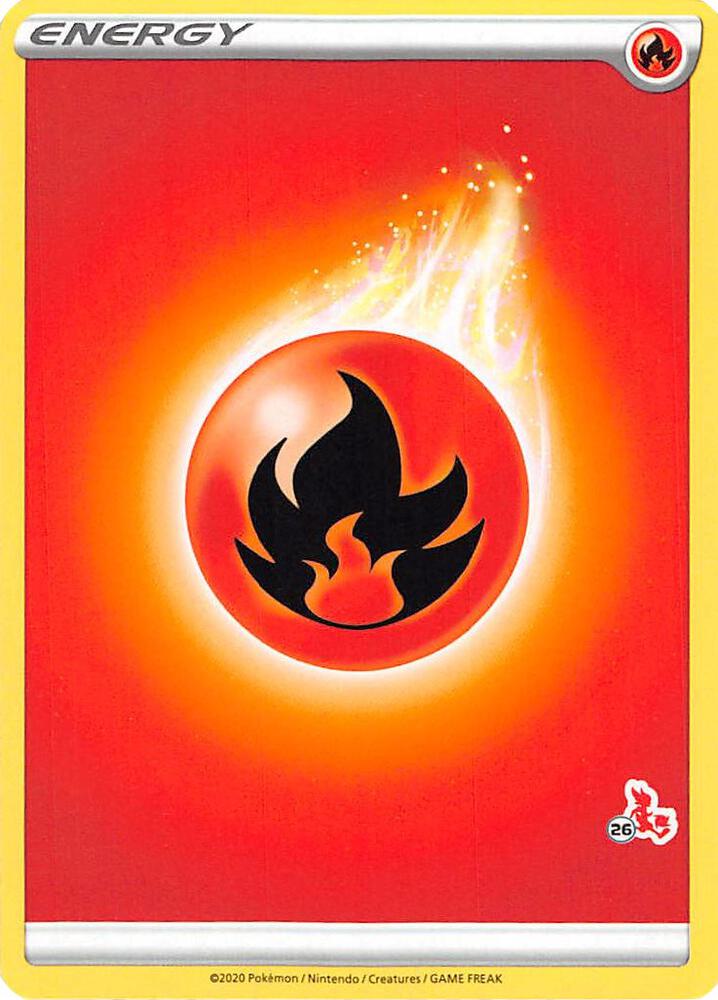 Fire Energy (#26 Cinderace Stamped), Battle Academy 2022 P268106