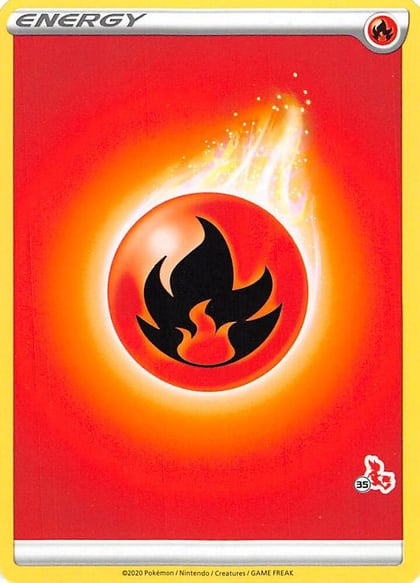 Fire Energy (#35 Cinderace Stamped), Battle Academy 2022 P268109