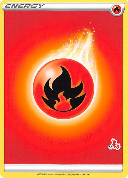 Fire Energy (#38 Cinderace Stamped), Battle Academy 2022 P268110