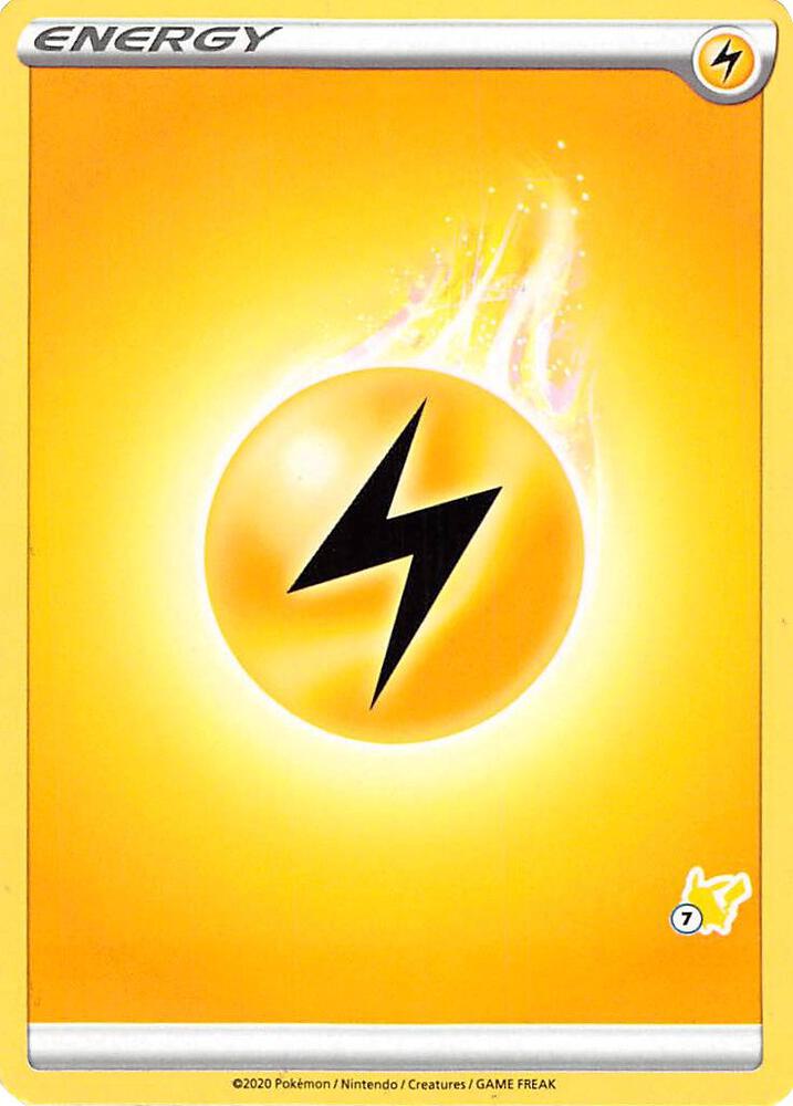 Lightning Energy (#7 Pikachu Stamped), Battle Academy 2022 P268190