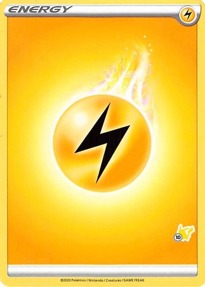 Lightning Energy (#10 Pikachu Stamped), Battle Academy 2022 P268193